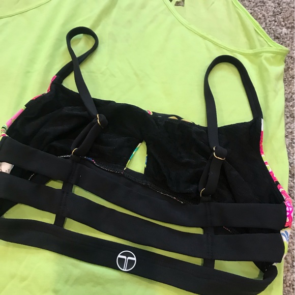Trina Turk Recreation Sports Bra with ladder Back - Picture 4 of 7